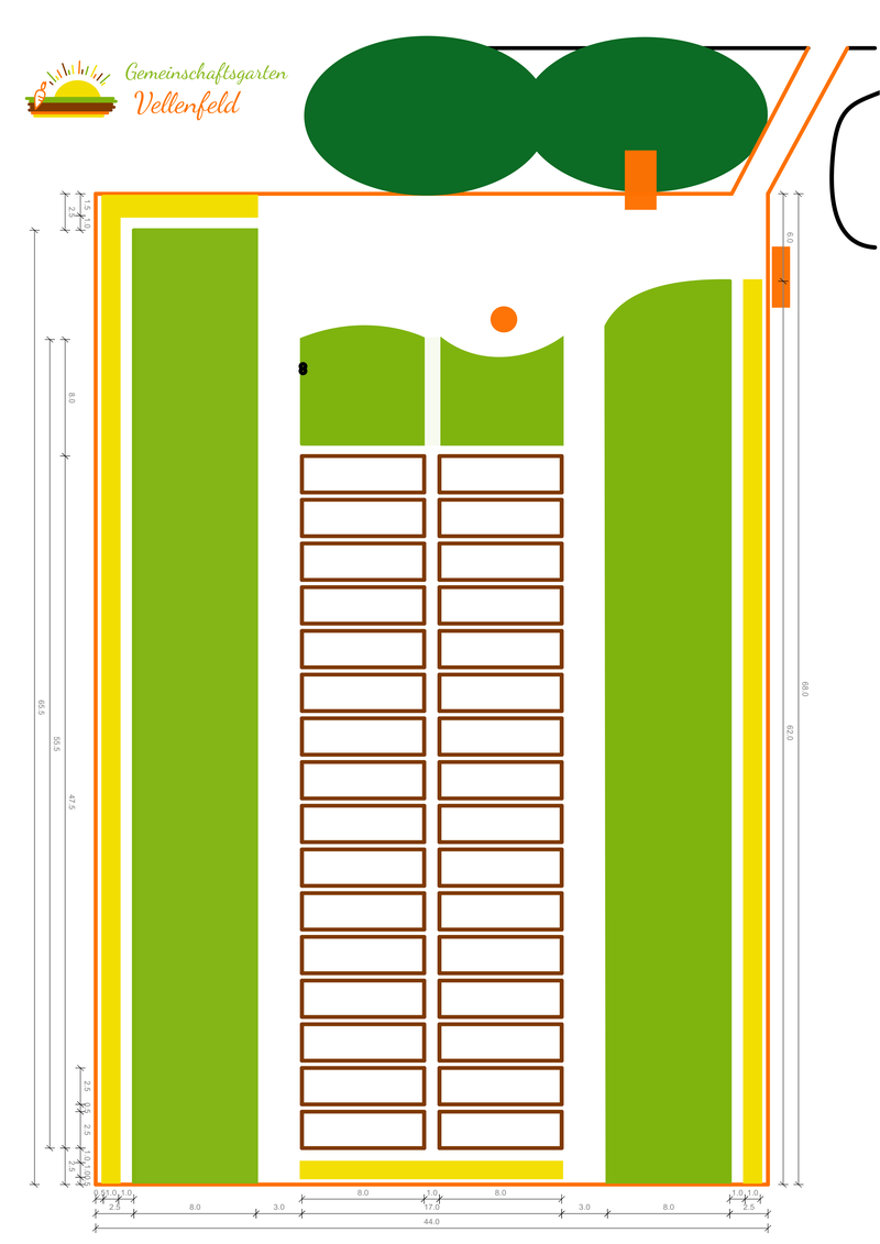 Gartenplan